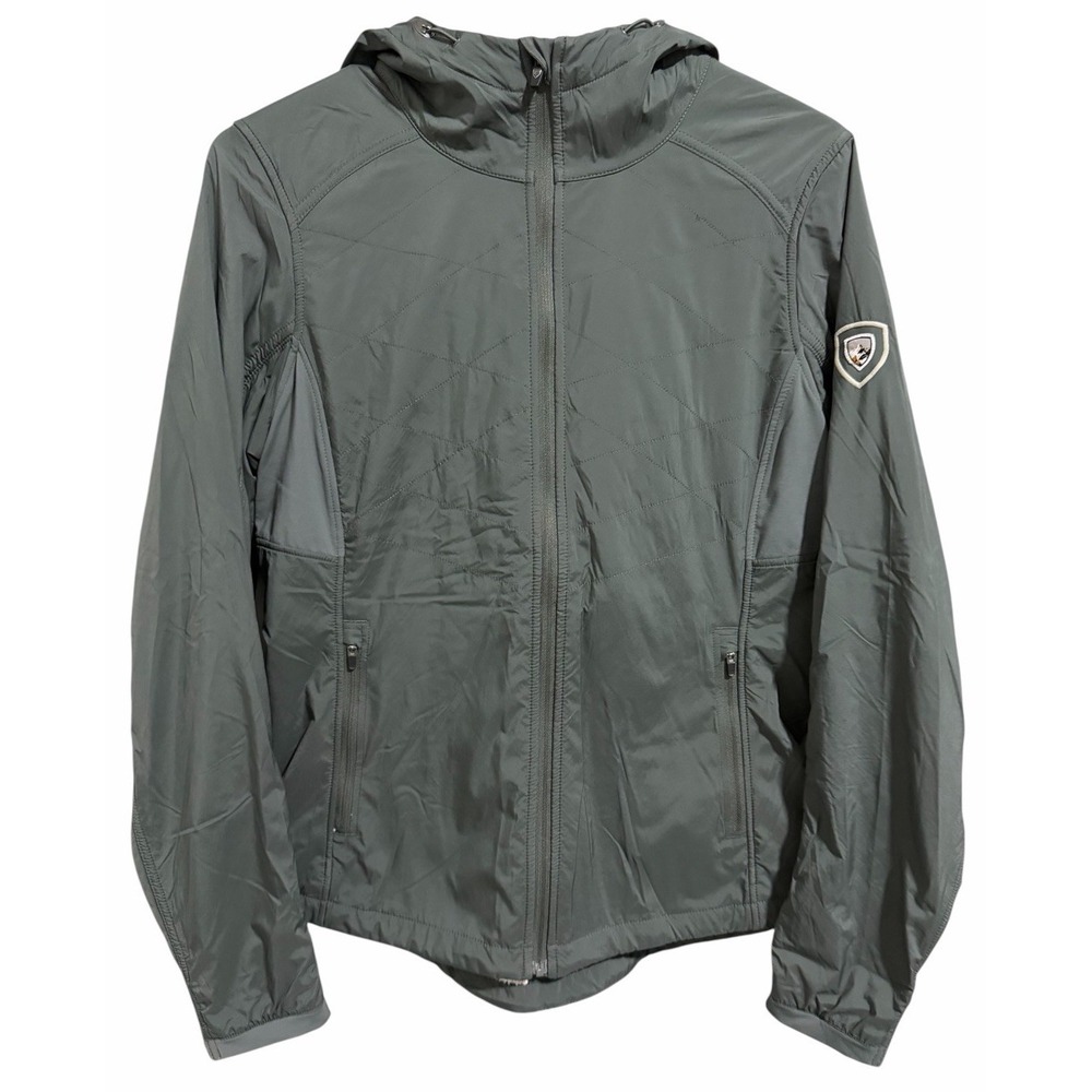 Kuhl The One Hooded Softshell Jacket Green Women's Size Small